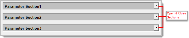 Three Section Parameter Example with all Sections Closed. Three Section Parameter Example with all Sections Closed.