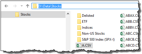 Example Stock Folder and Files Structure Example Example Stock Folder and Files Structure Example