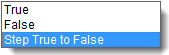 True-False-Step Options