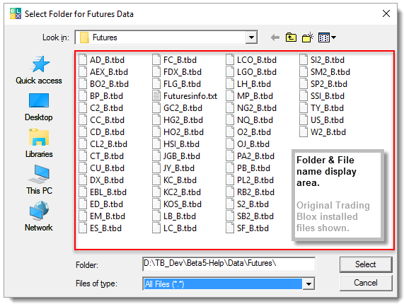 Windows Path & File Access Dialog
