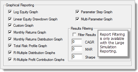 Graphical Information Reporting Information Options