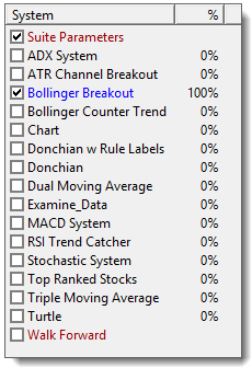 System Selector All Systems Displayed Liist